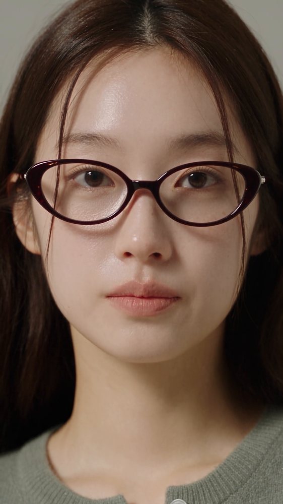 Dáng oval nhỏ · acetate đỏ nâu