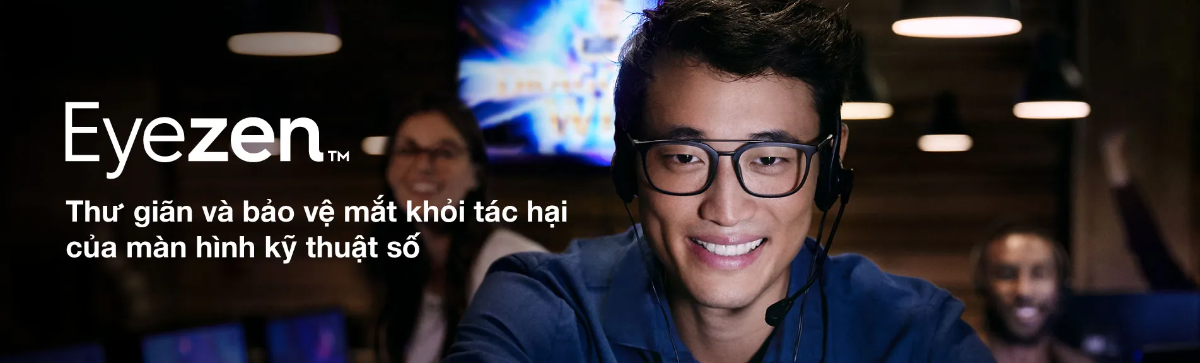 Ảnh banner Eyezen, thư giãn và bảo vệ mắt khỏi tác hại màn hình kỹ thuật số
